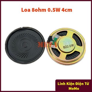 Loa 8ohm, loa 8R 0.5W đường kính 4cm
