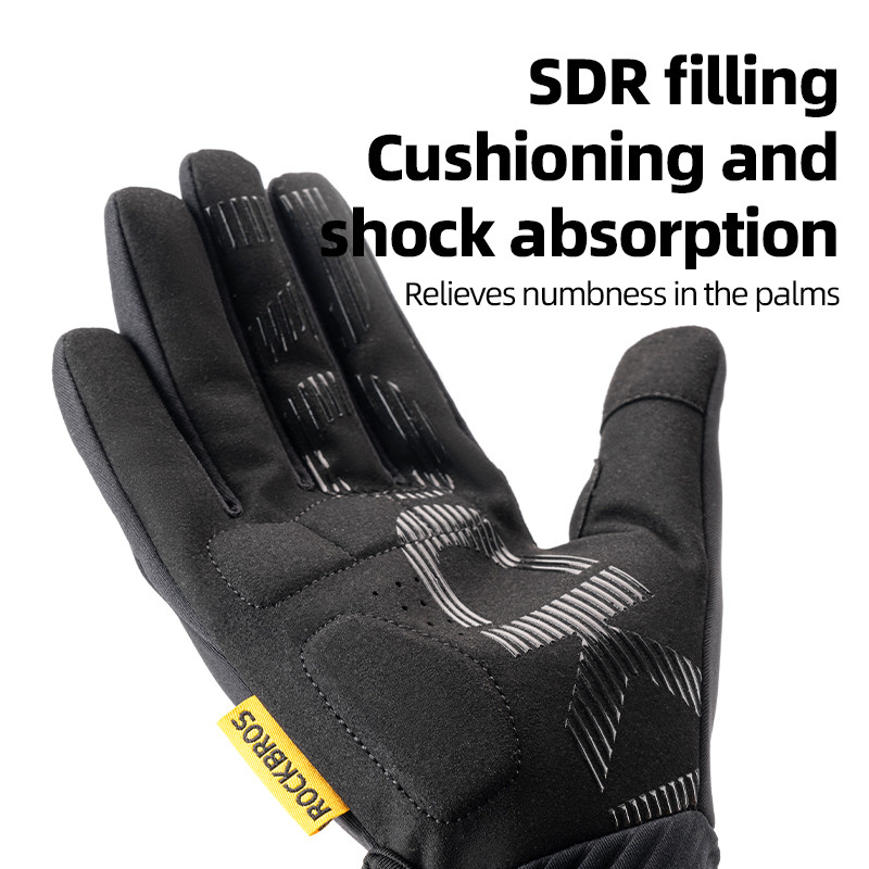 Rockbros Găng Tay Đi Xe Đạp Chống Mài Mòn Chống Gió Xe Máy Xe Đạp Găng Tay Ấm Chống Trơn Trượt Ngón Tay Màn Hình Cảm Ứng Phụ Kiện Đi Xe Đạp | BigBuy360 - bigbuy360.vn