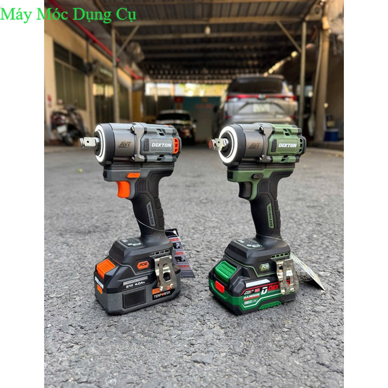 Máy siết bulong Dekton thế hệ GEN 4 680N.m - M21-IW680Promax/Lực siết 680N.m/Chân  phổ thông Máy móc