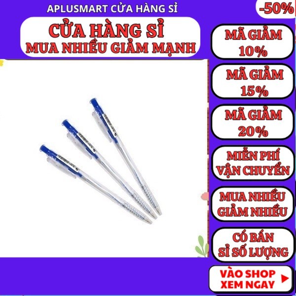 Bút bi xanh Tt-027 2 cây