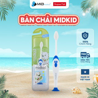 Bàn chải đánh răng Midkid cho bé từ 1 tuổi - Màu ngẫu nhiên