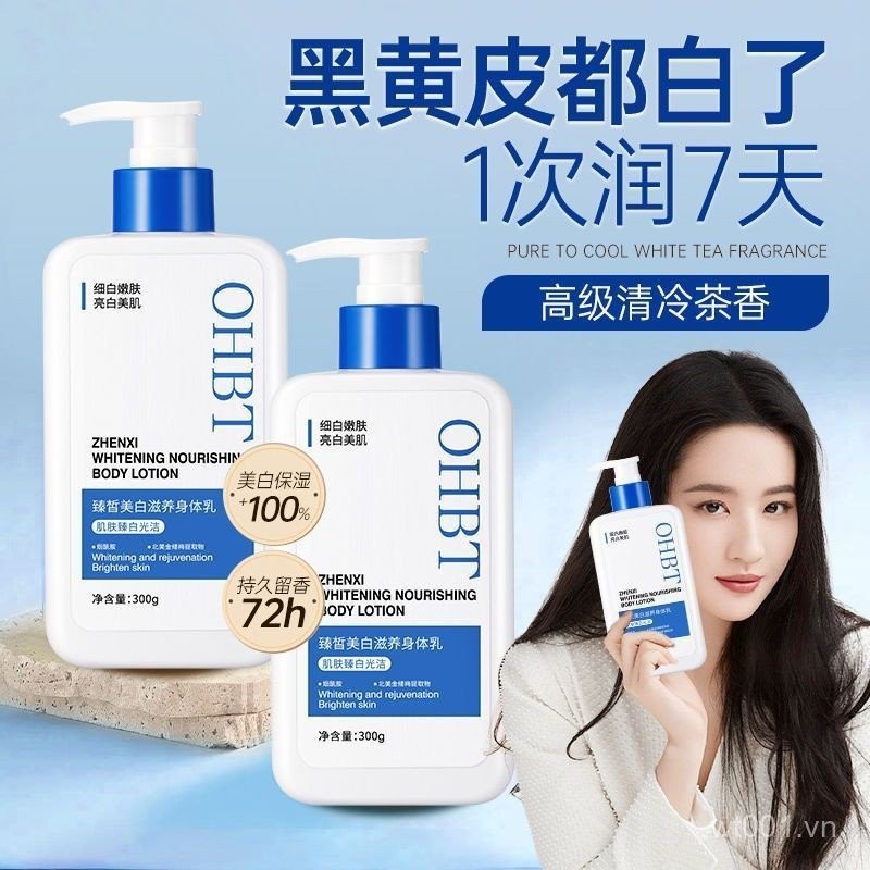 Kem Body Trắng Da Toà Sữa Dưỡng Thể OHBT Làm Trắng Thơm Toàn Thân Dưỡng Ẩm Dưỡng Ẩm Niacinamide Body Lotion 1IZA
