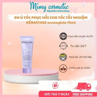   SIZE 75ML  KEM Ủ TÓC PHỤC HỒI CHO TÓC TẨY NHUỘM KÉRASTASE BLOND ABSOLU CICAFLASH CONDITIONER 75ML 