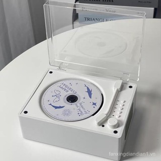 Máy cd retro âm nhạc Album Chất lượng cao Máy nghe nhạc đĩa cd cd nhựa Vinyl âm thanh di động