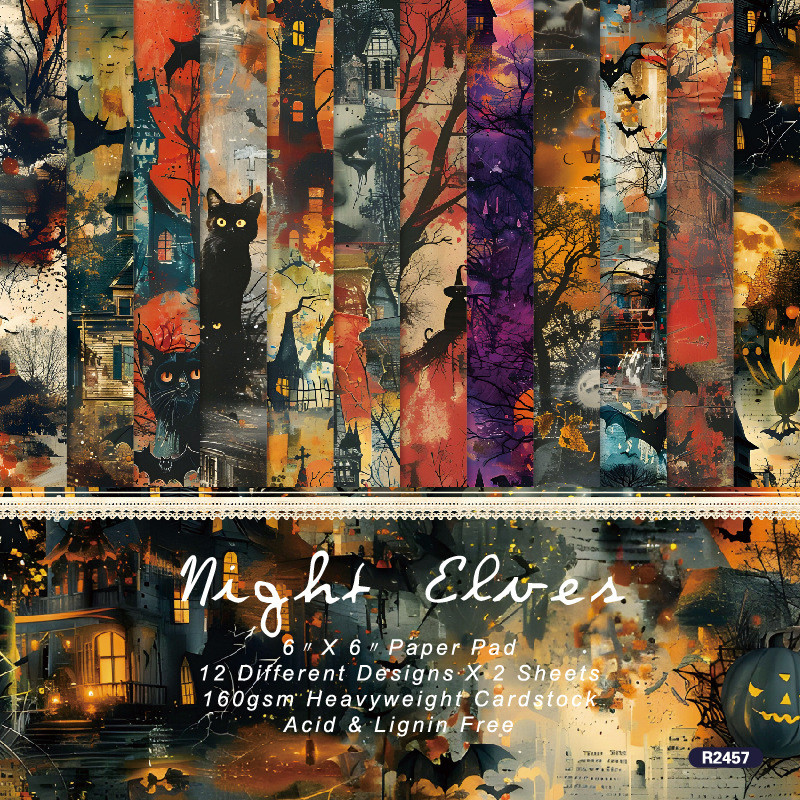 Album Ảnh DIY Sổ Lưu Niệm Sổ Tay Chất Liệu Giấy Làm Thẻ Nền Giấy 20cm Giấy Họa Tiết Một Mặt R2457