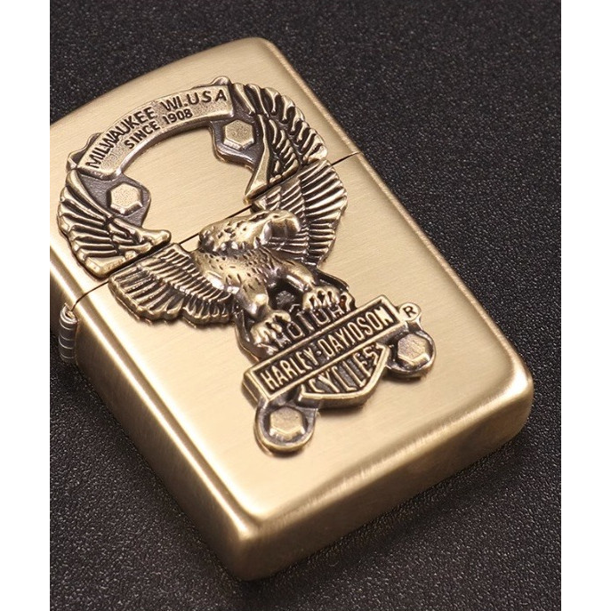 Emblem dán Zippo đại bàng harley