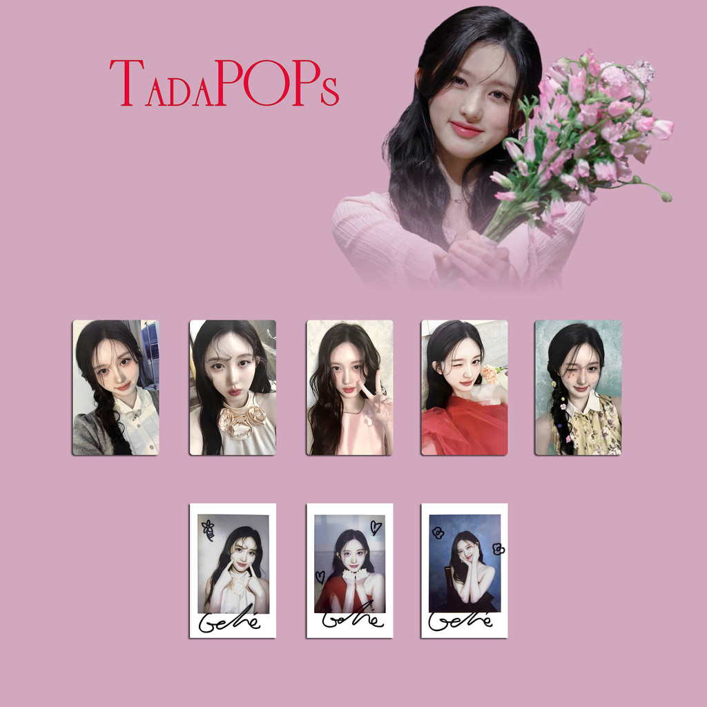 Kpop Ive Gaeul Tạp chí cá nhân Trung Quốc Tadapop Thẻ nhỏ
