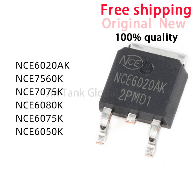 10 Cái Mới NCE6075 NCE6020AK NCE6020 NCE6050K NCE6075K NCE6080K NCE7075K NCE7560K TO-252 IC Còn Hàng