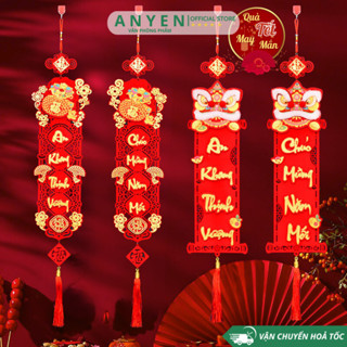 Dây Treo Trang trí tết 2025, tag treo liễn treo cây, phụ kiện trang trí nhà cửa ngày tết