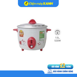 Nồi cơm nắp rời Sharp 1.5 lít KSH-D15V - Chính hãng bảo hành 12 tháng