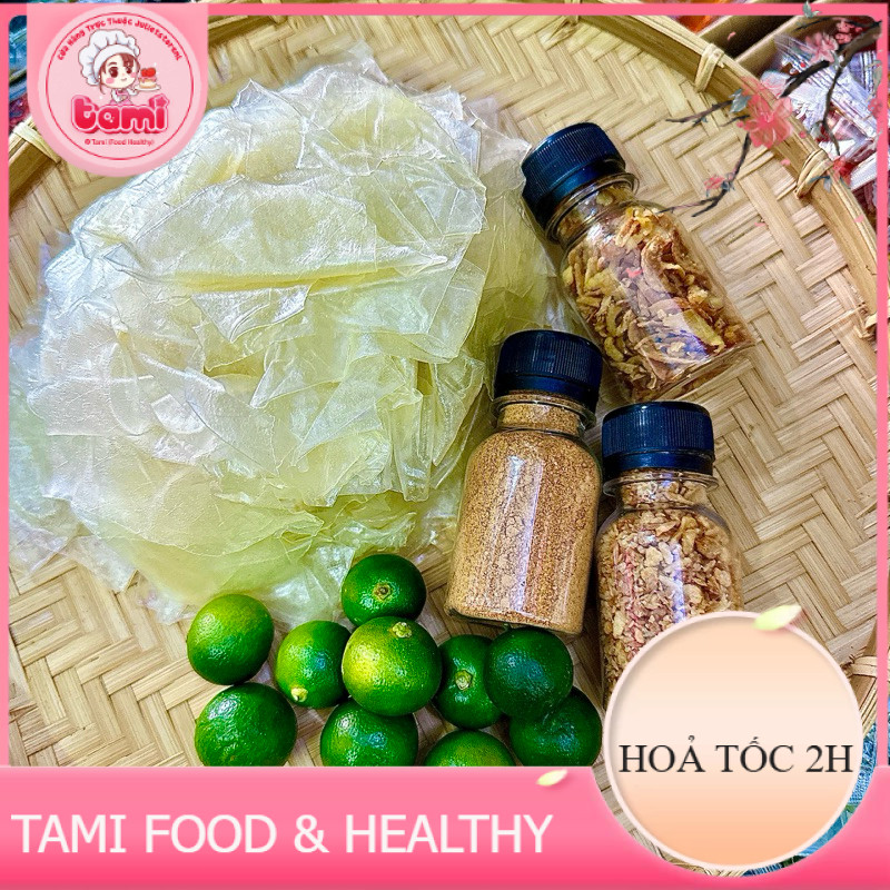 [LOẠI NGON TÂY NINH] 0.5 KG BÁNH RÌA Ủ BƠ - 50GRAM MUỐI NHUYỄN - 30GRAM HÀNH PHI - 50GRAM TỎI PHI