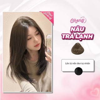  Thuốc Nhuộm Tóc Màu NÂU TRÀ LẠNH Cực Sáng Da Không Cần Dùng Thuốc Tẩy Tóc | Chenglovehair Chenglovehairs 