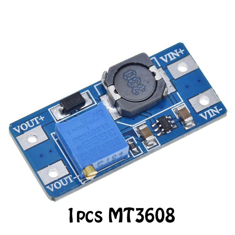 1 Cái / 4 Chiếc MT3608 Boost Step-up Board MAX đầu ra 28V 2A cho arduino DC-DC Step Up Converter Boo
