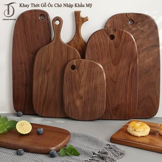  Khay Thớt HAHANCO Gỗ Óc Chó Nhập Khẩu Mỹ  Đủ Mẫu Và Size  Đựng Đồ Ăn Trang Trí Decor 