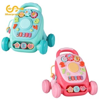 Trẻ mới biết đi Bộ Đồ chơi đẩy Đồ chơi âm nhạc có bánh xe Giáo dục sớm Quà tặng sinh nhật 12-18 tháng Học tập Đi bộ Trung tâm hoạt động
