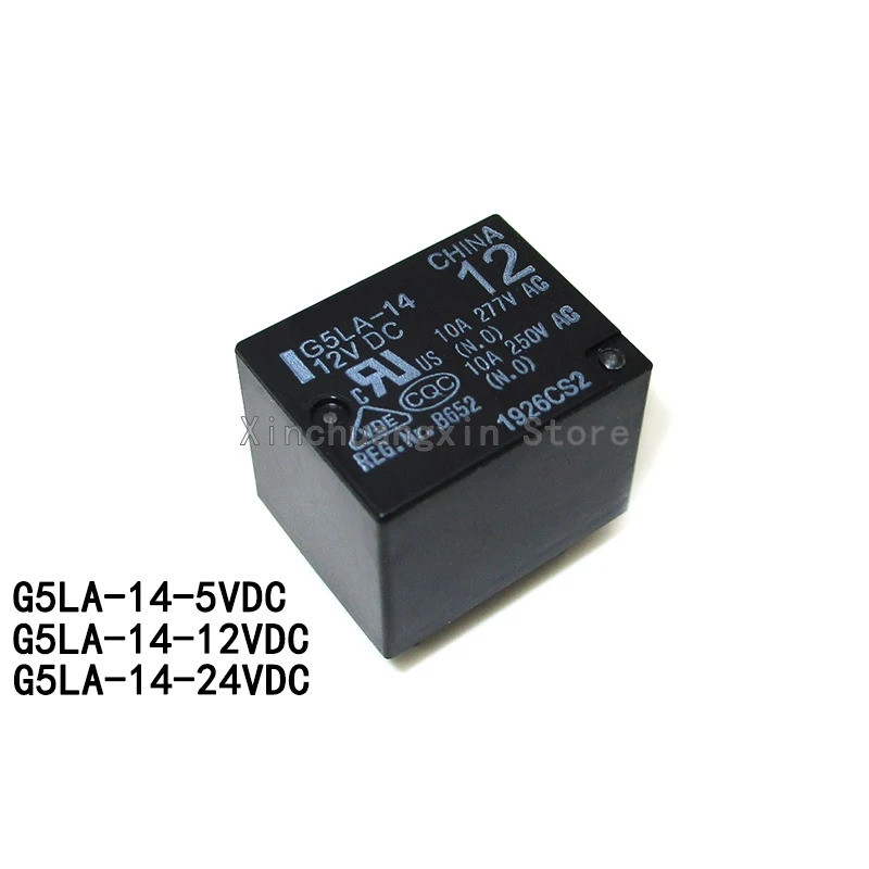 1 CÁI G5LA-14-12VDC G5LA-14-5VDC G5LA-14-24VDC 10A5 chân 1 mở 1 đóng Rơle điện