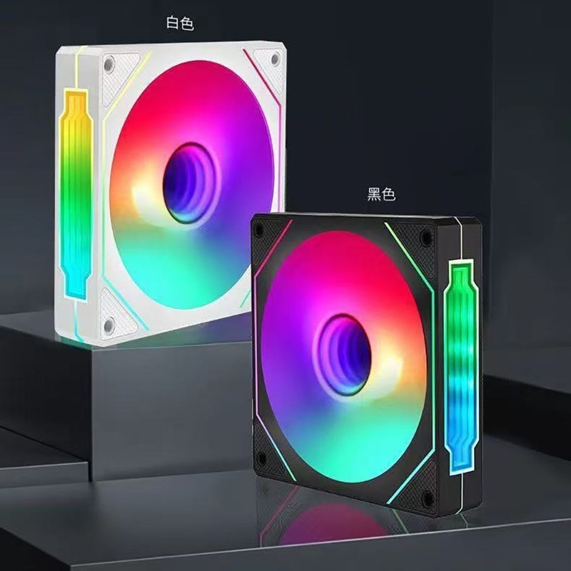 ANN 120mm Vỏ Quạt LED Làm Mát PC Quạt 12V ARGB Bo Mạch Chủ Bộ Điều Khiển Nhiều Màu Sắc