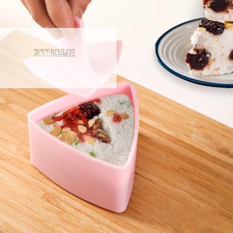 [ZTHOME] Khuôn Sushi Onigiri Rice Food Press Khuôn Làm Sushi Hình Tam Giác Bộ Sushi Boutique
