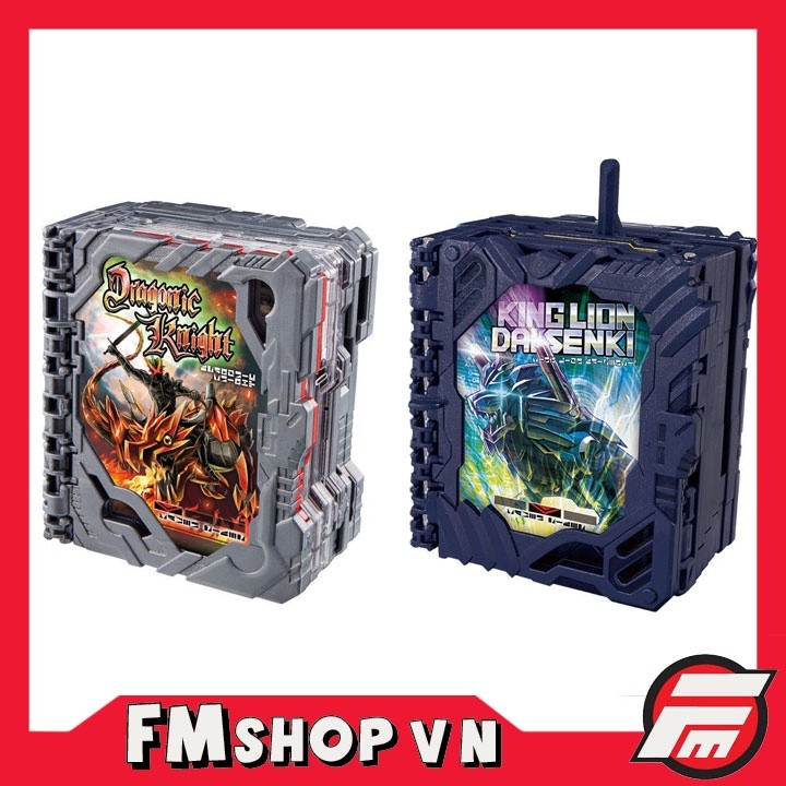 (CÓ SẴN) MÔ HÌNH CHÍNH HÃNG  (JPV) DX WONDER RIDE BOOK DRAGONIC KNIGHT AND KING LION DAISENKI SET