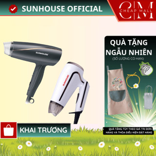 Máy sấy tóc Sunhouse 1200W Chính hãng 3 tốc độ gió SHD2306 (Đen)/SHD2308 (Trắng) - CHEAPMALL SUNHOUSE