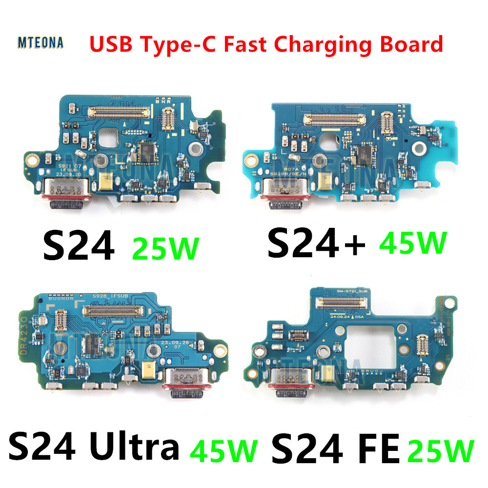 Dành Cho Samsung Galaxy S24 Plus Ultra FE S928B S926 S921 S721 45W USB Type-C Cổng Sạc Ban Dock Kết 