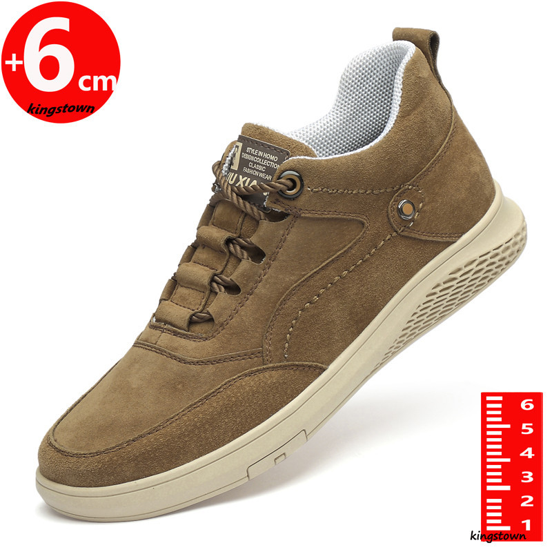 Giày thể thao nam Chunky Giày tăng chiều cao nam Oxford Thang máy nâng cao Plus Size 37-44