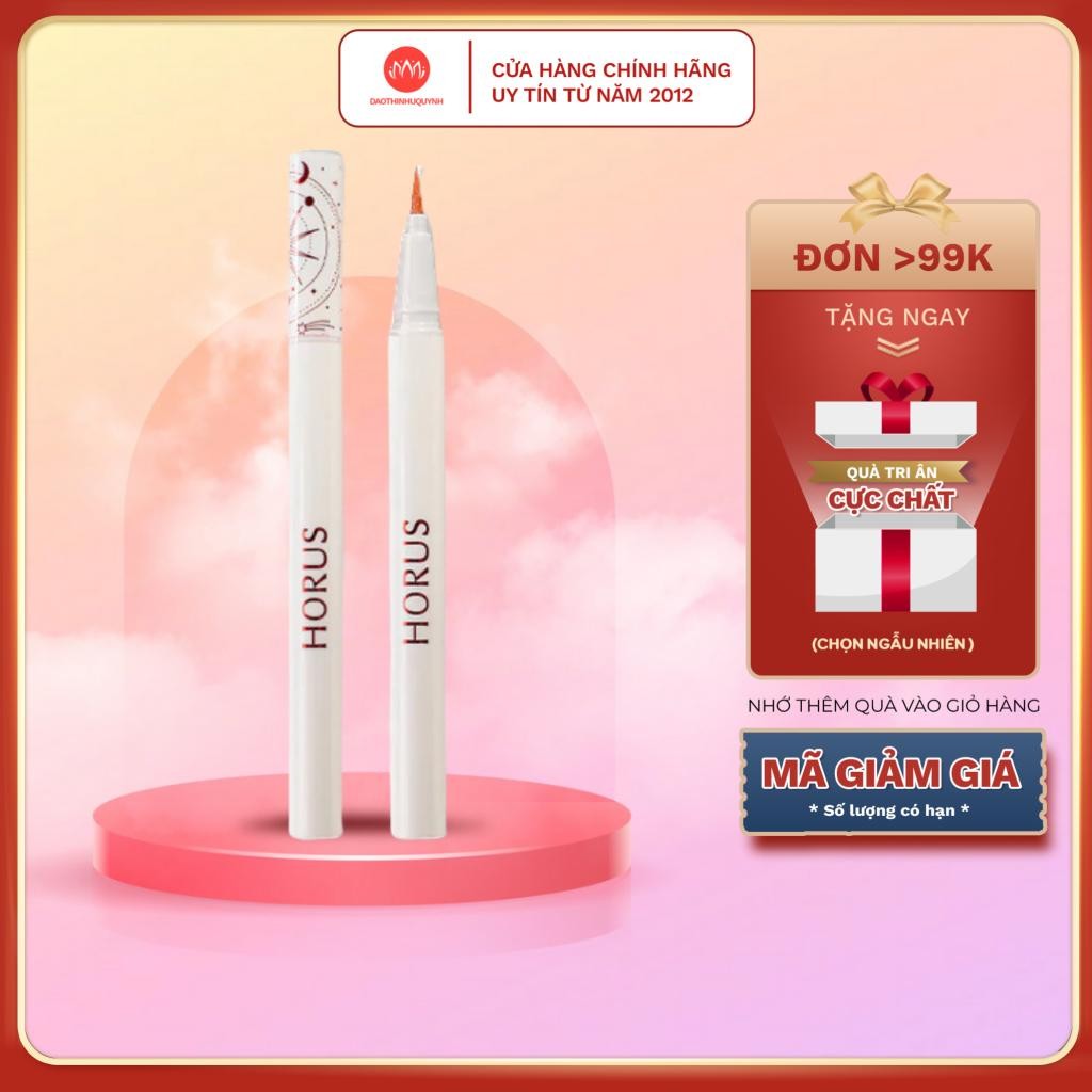 Bút kẻ mắt Horus Galaxy Eyeline giúp bền màu và không trôi - Eyeliner kẻ mắt không lem horus 0.5g