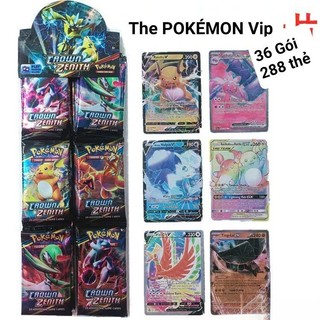 Tổng hợp 288 thẻ bài Pokemon phiên bản mới Dây Thẻ bài Pokémon Vip loại đẹp dochoiabao