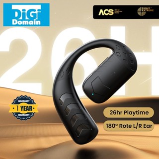 Ows T30 Bluetooth 5.4 Tai Nghe Không Dây Cho iphone android Tai Mở Tai Đơn Treo Tai Nghe Độ Trễ Thấp Lái Xe Tai Nghe Kinh Doanh Mặc Với 180° Xoay trái phải 26h chơi ti