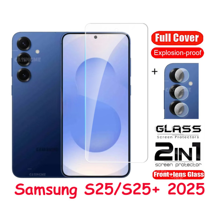 Samsung Galaxy S25 S25+ 2025 Kính cường lực full cover trước/sau/ống kính cho S25 Plus/S25 Plus/S25+