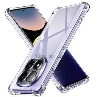  Ốp Điện Thoại Trong Suốt Redmi Note 14 Pro + 5G Cho Xiaomi Redmi Note 14 Pro Plus 13 12 11 10 Pro Plus 5G 4G Vỏ TPU Mềm Chống Rơi Ốp Lưng 