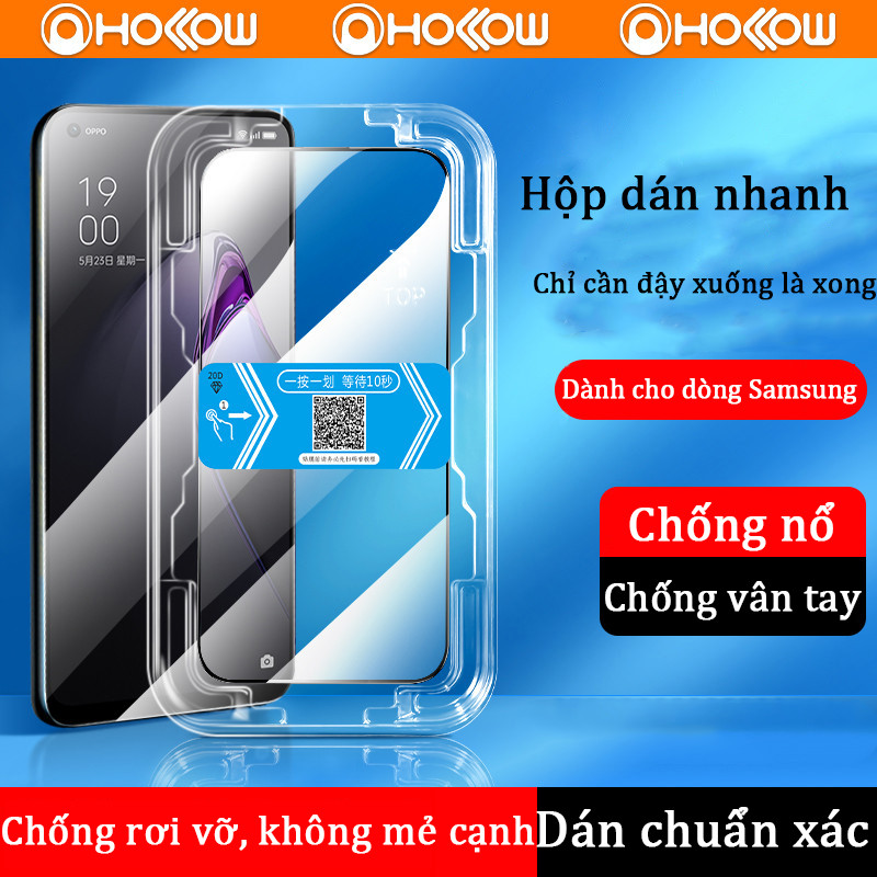 Kính cường lực trong suốt chống trầy, chống ánh sáng xanh, dễ dán cho Samsung Galaxy S23 S24 S25 S26 Ultra A14 A15 A16