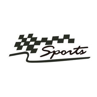 Tem chữ SPORT lá cờ dùng dán xe máy xe ô tô