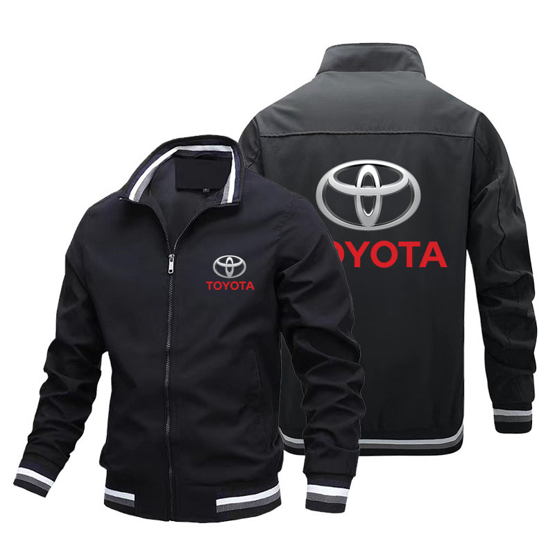 Toyota Jacket, Car Shop Customized Tooling, Stand-Up Collar Zipper Baseball Uniform, CAMRY Outdoor D