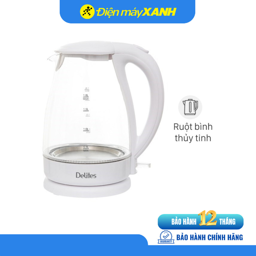 Bình siêu tốc Delites 1.8 lít ST18G02