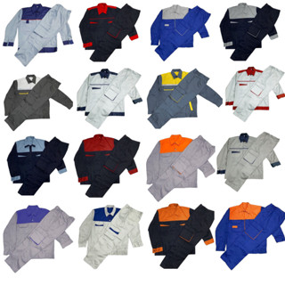 Bộ quần áo bảo hộ lao động vải kaki dày 3.1 cao cấp . Size 45-85kg . Giá gốc tận xưởng . Bảo Hộ Lao Động Trí Đức