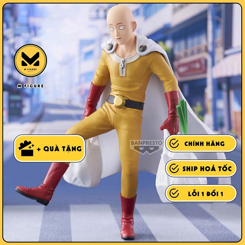 MÔ HÌNH Saitama - One Punch Man - One Punch Life - Kaimono (Bandai Spirits) FIGURE CHÍNH HÃNG