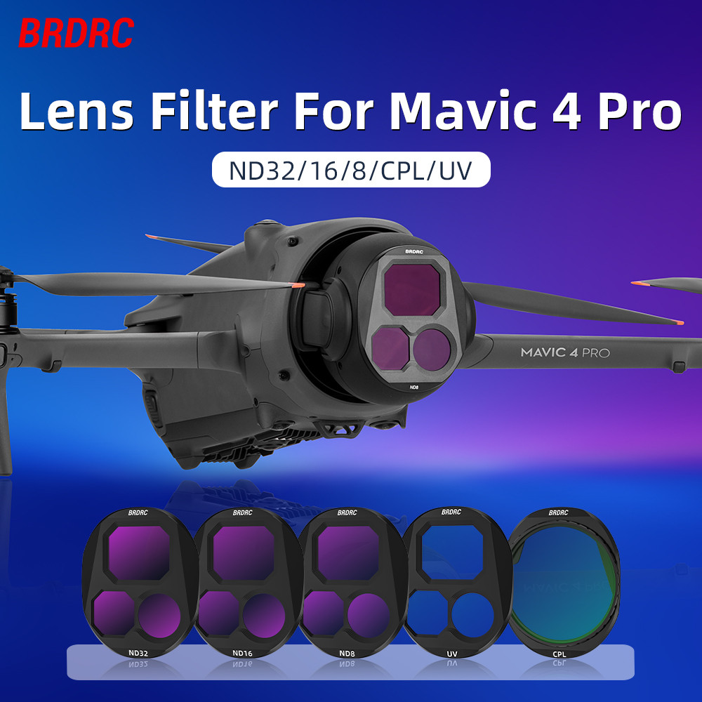 Bộ lọc ống kính chuyên nghiệp BRDRC UV / CPL / ND8 / 16 / 32 / 64 cho bộ lọc ND ống kính DJI MAVIC 4
