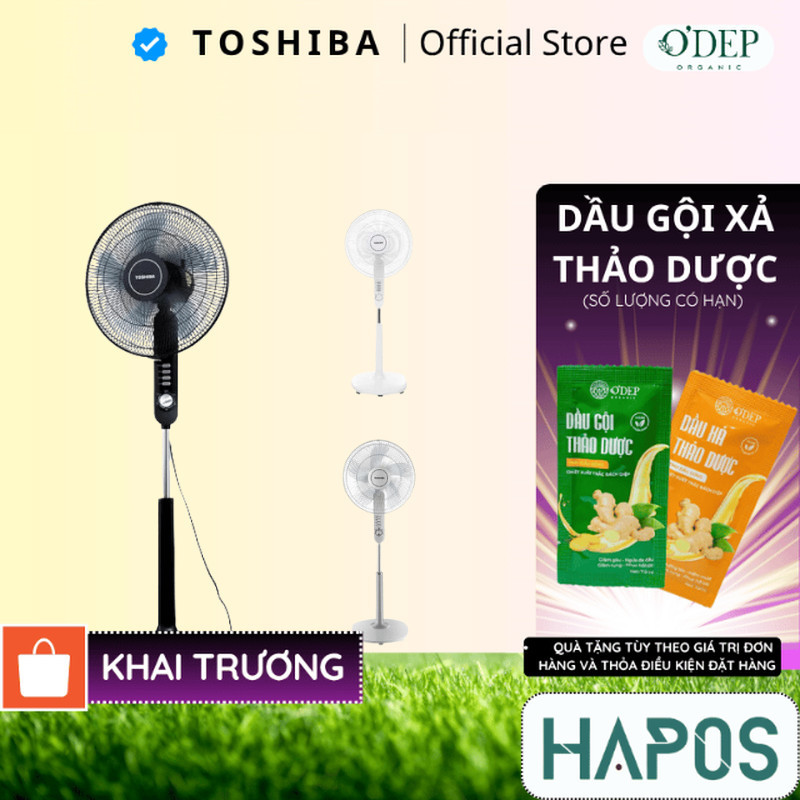 Quạt đứng Toshiba F-LSA10VN - Hàng chính hãng, bảo hành 12 tháng - HAPOS HSA