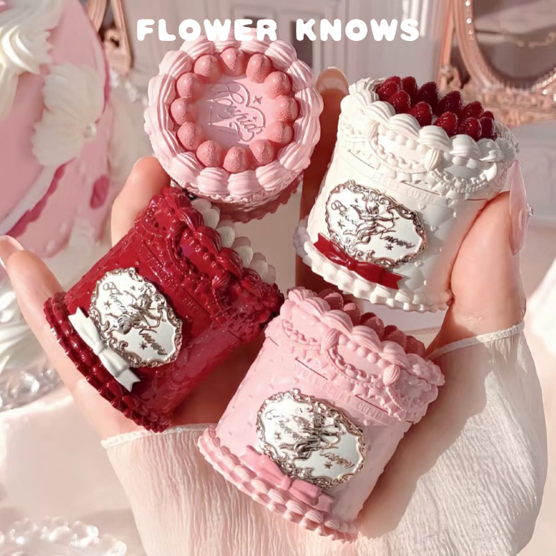 FLOWER KNOWS Son kem dâu tây cupid son nhung lì son bóng