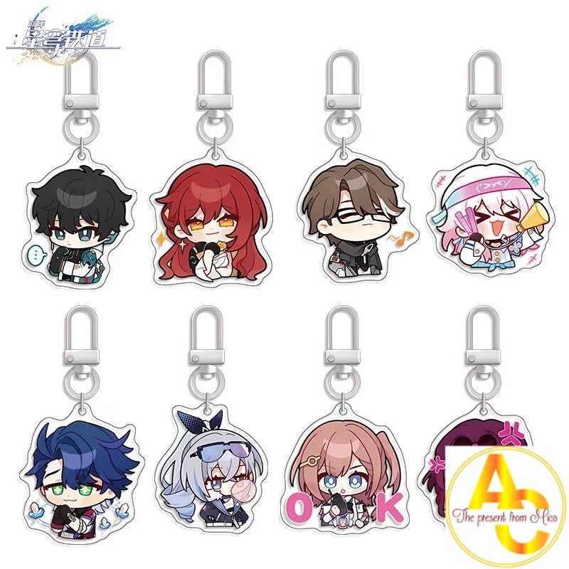 Móc khóa Game Honkai Star Rail Dan Heng Kafka Bronya Rand Lanyard