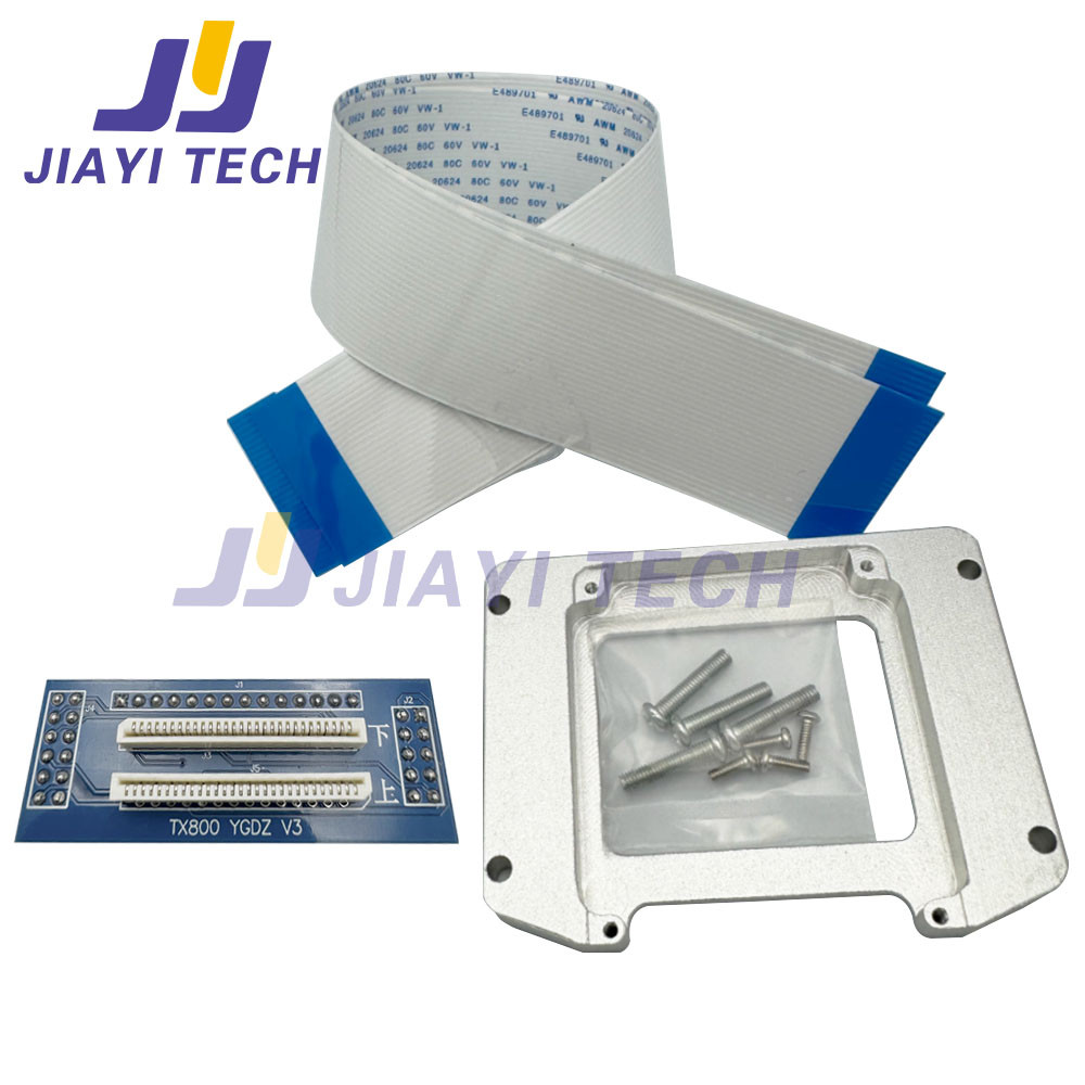 Thẻ chuyển đổi Eps TX800 với cáp phẳng linh hoạt Cáp in TX800 Đầu in bằng nhôm Giá đỡ khung đầu được