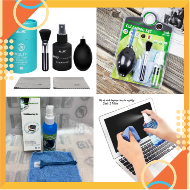 [5❤️][FREESHIP] BỘ VỆ SINH LAPTOP, MÁY TÍNH, MÀN HÌNH 2/3/6 MÓN, JRC 5in1 ĐA NĂNG [HCM]