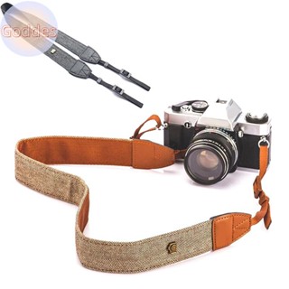 Goddes Dây Đeo Camera Di Động Camera Vai Cổ Vintage Dây Đeo 100% Cotton Dây Đeo Máy Ảnh Cho Sony Nikon Canon Olympus DSLR Máy Ảnh VN