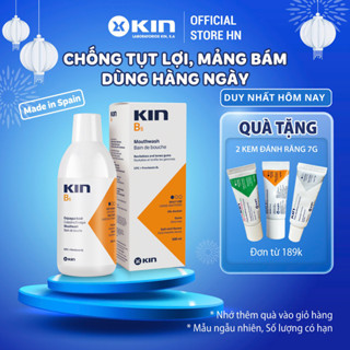 Nước Súc Miệng Kin B5 Sạch Mảng Bám, Phục Hồi Nướu, Ngừa Viêm Lợi, Dùng Hàng Ngày, Chai 500ml
