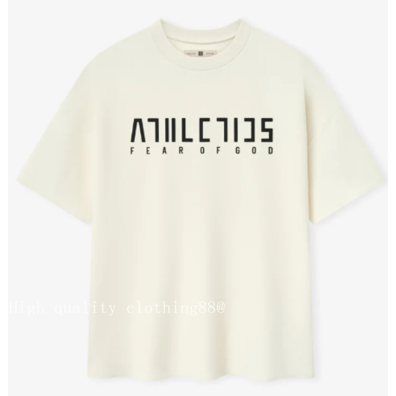 Chất lượng cao Essentials Fear of God Joint Front Letter Printing Sản phẩm mới Áo thun ngắn tay