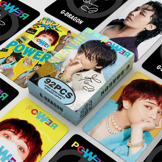 55-92 chiếc G-DRAGON POWER Lomo Cards GD BIGBANG Dán Photocards KWON JI YONG SOLO MAMA 2024 giải thưởng Home Sweet Home TAEYANG DAISUNG Bưu thiếp Kpop Hàng có sẵn SX