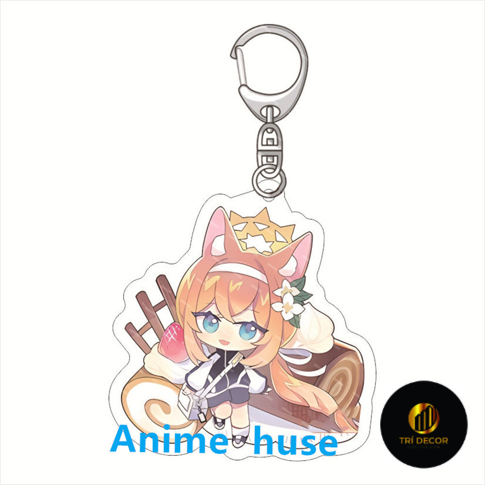 Móc Khoá, Mô Hình Standee Anime Blue Archive nhân vật Kuda Izuna Trang Trí Bàn Học
