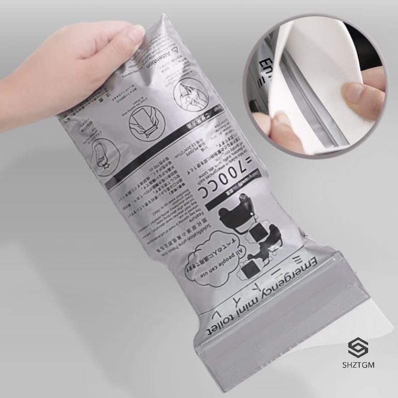 [SHZTGM] Túi đi tiểu khẩn cấp ngoài trời 700ml Dễ dàng mang đi tiểu Túi du lịch Di động Vệ sinh cho bé Nữ Túi nôn Mới