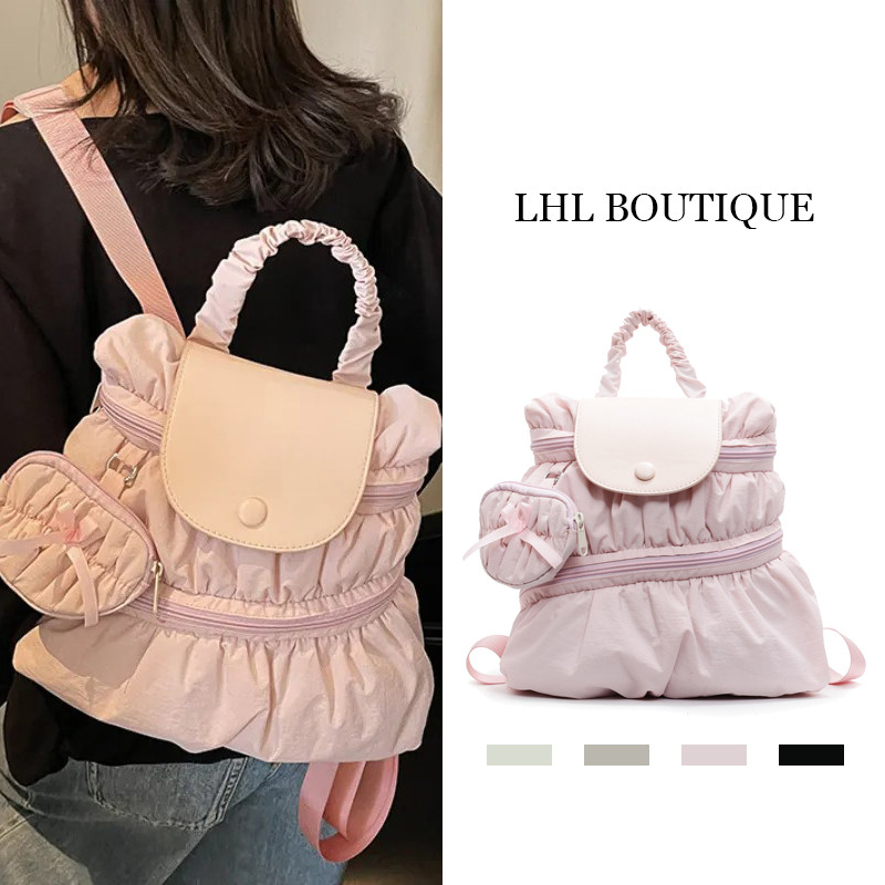 LHL BOUTIQUE balo hồng pastel nữ học sinh coquette bag đáng yêu